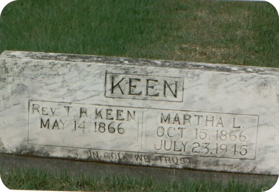 Thomas Ransom Keen Tombstone